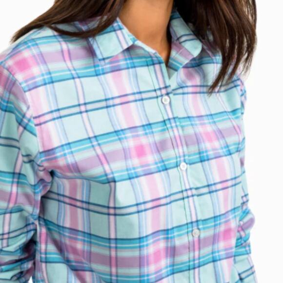 Southern Tide Stony Bay Plaid Hampton Button Down Shirt - Picture 3 of 11